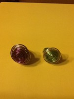 Anillo doble espiral